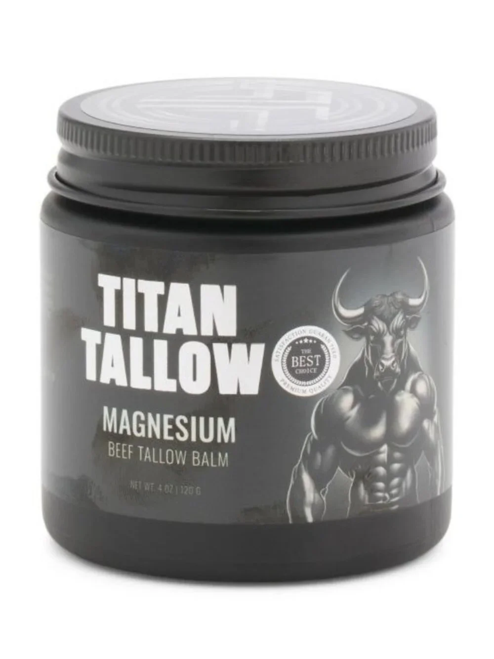 TITAN TALLOW Unscented Beef Tallow Balm With Magnesium for Skin,‎ Muscles, Sleep